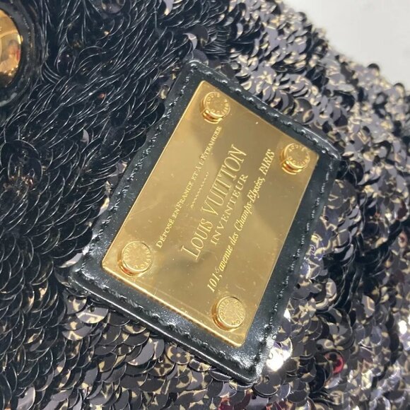 LOUIS VUITTON M40323 Mini no Erococo Hand Bag Shoulder Bag Noir Black - Picture 11 of 15